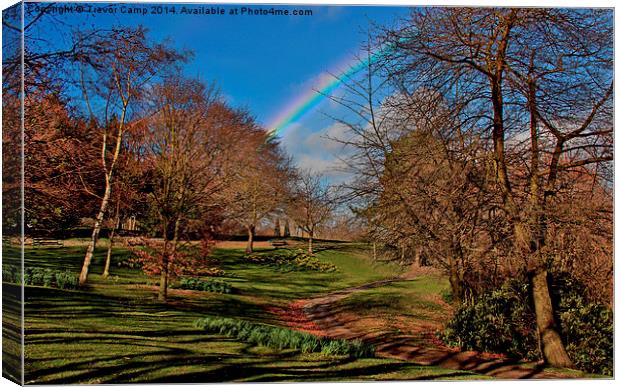 Somewhere Over The Rainbow Canvas Print by Trevor Camp