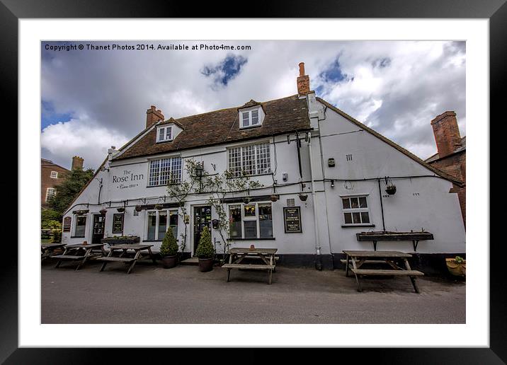 The Rose Inn Framed Mounted Print by Thanet Photos