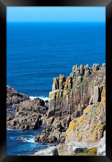 Lands End Framed Print by Richard Cruttwell