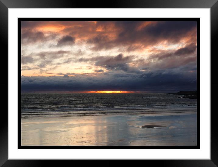 North Sea at Dawn Framed Mounted Print by Timothy Hall