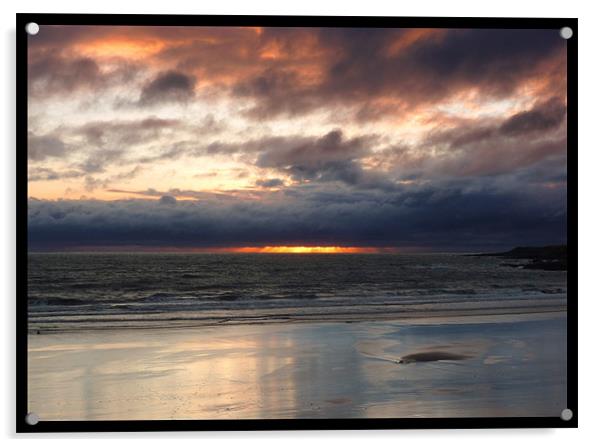 North Sea at Dawn Acrylic by Timothy Hall