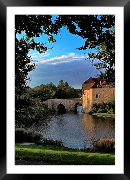 Leeds Castle Framed Mounted Print by Richard Cruttwell