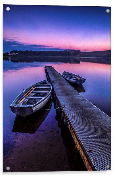 Gone Fishing Acrylic by Dave Hudspeth Landscape Photography