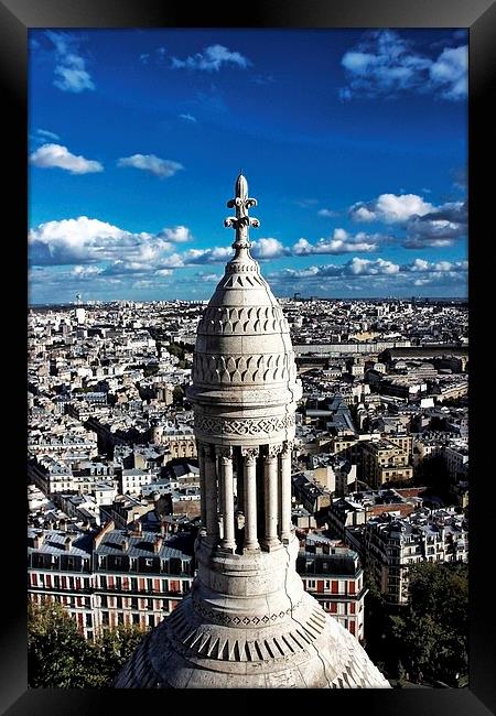 Paris Cityscape Framed Print by Richard Cruttwell