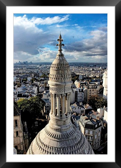 Paris Cityscape Framed Mounted Print by Richard Cruttwell