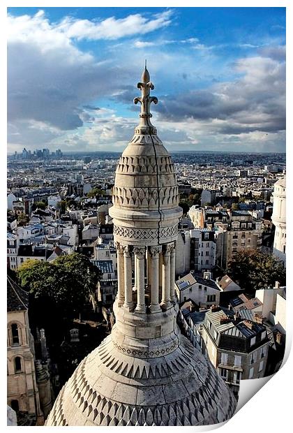Paris Cityscape Print by Richard Cruttwell