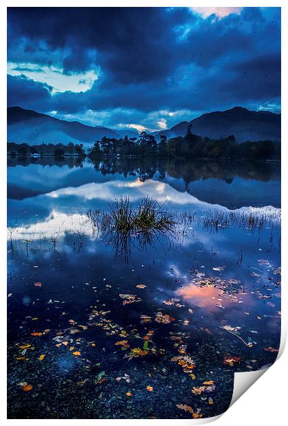 Blue Morning Print by Dave Hudspeth Landscape Photography