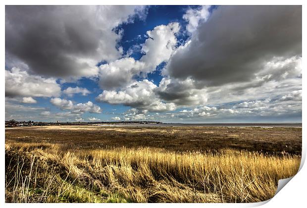 Pegwell bay Print by Thanet Photos