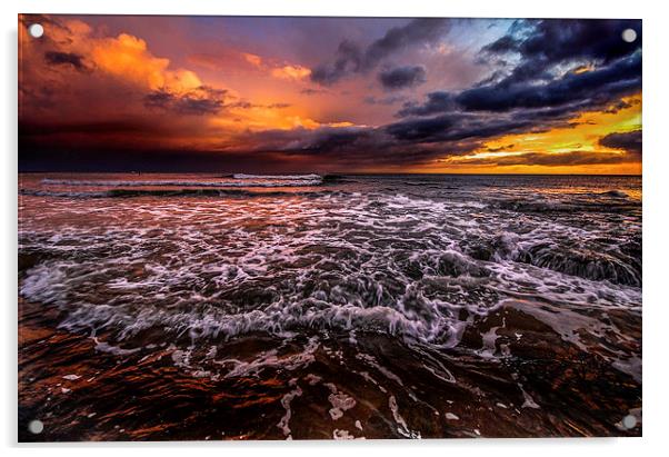 The North Sea Acrylic by Dave Hudspeth Landscape Photography
