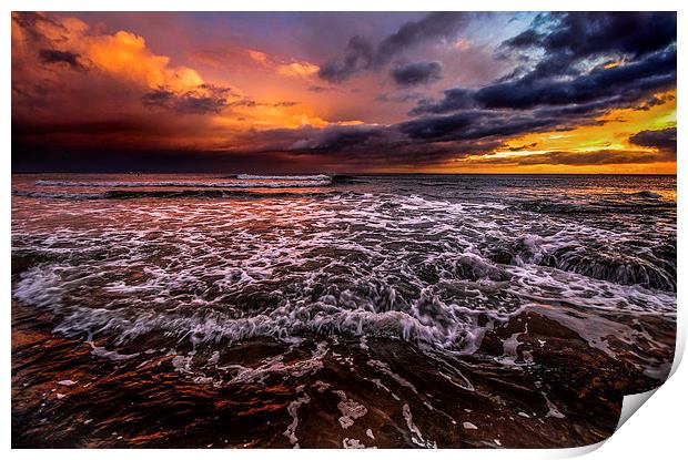 The North Sea Print by Dave Hudspeth Landscape Photography