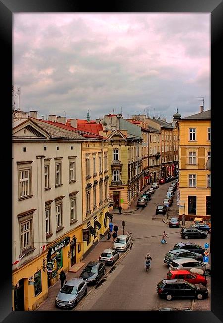 Miodowa Street in Krakow Framed Print by Richard Cruttwell