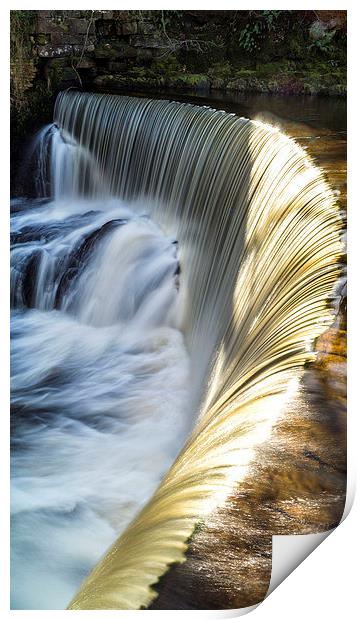 Caldermill Falls,Lochwinnoch Print by Geo Harris