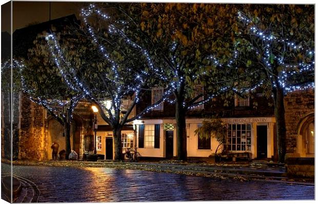 Rochester at Night Canvas Print by Richard Cruttwell