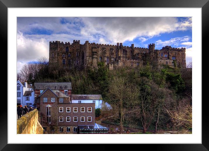 Durham Castle Framed Mounted Print by Tom Gomez