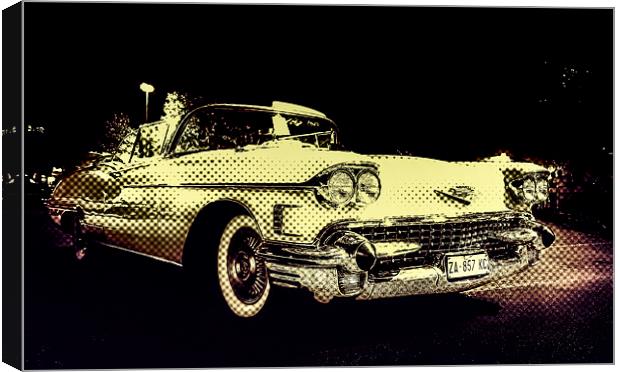 Cadillac 62S convertible Canvas Print by Guido Parmiggiani