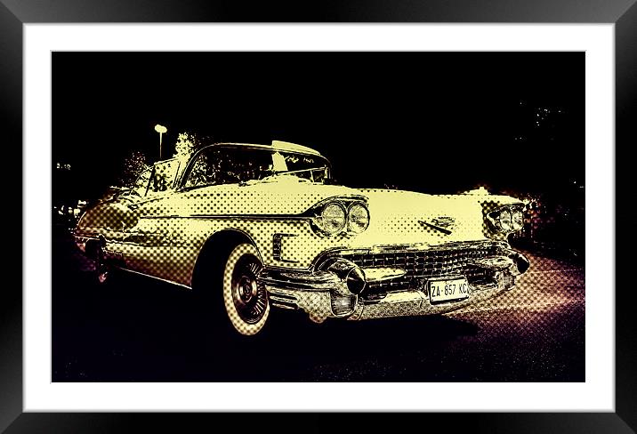 Cadillac 62S convertible Framed Mounted Print by Guido Parmiggiani
