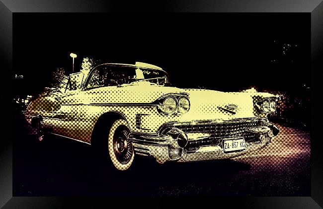 Cadillac 62S convertible Framed Print by Guido Parmiggiani