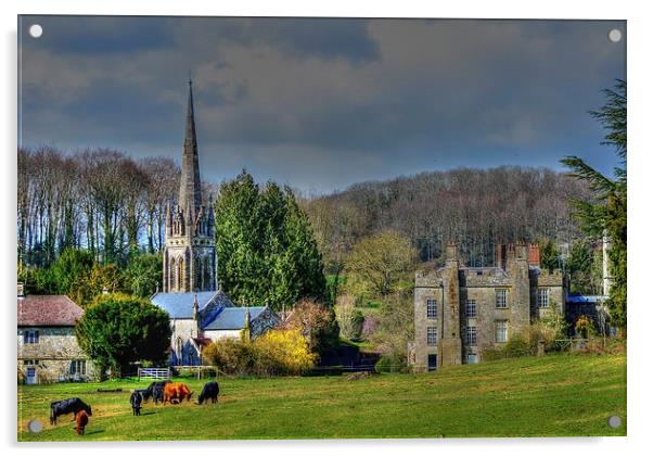 place near tisbury.... hdr Acrylic by nick wastie