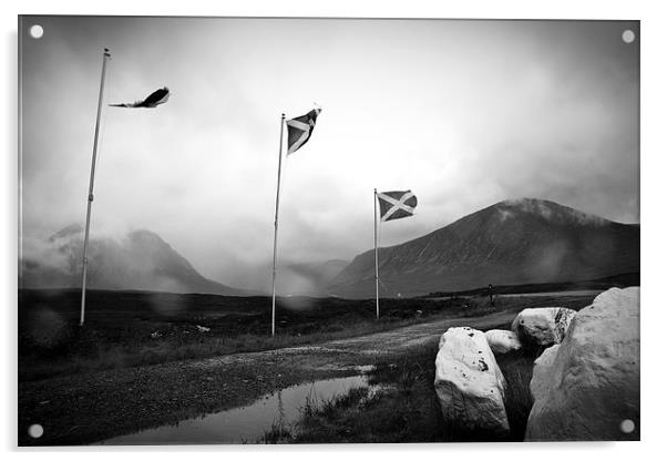Glen Coe, Scotland Acrylic by Dorit Fuhg