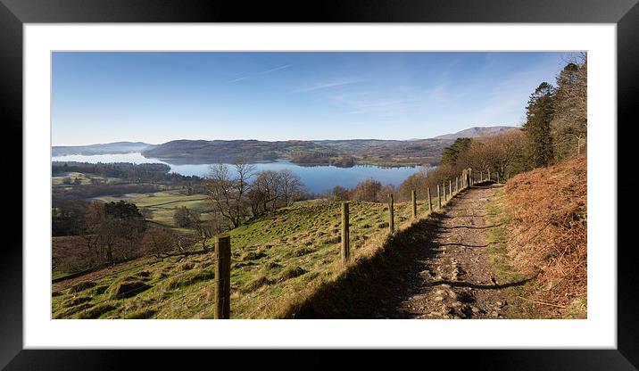 To Ambleside Framed Mounted Print by Simon Wrigglesworth