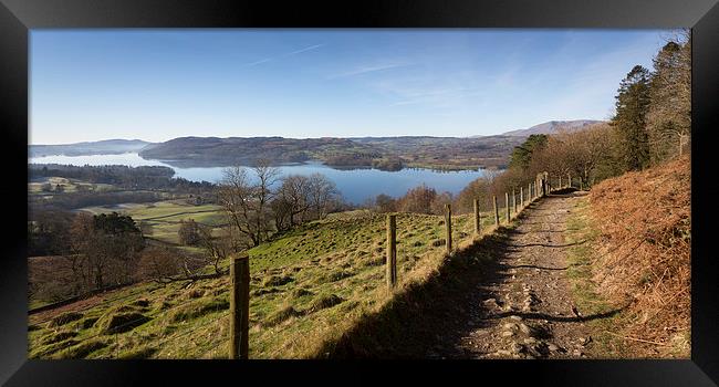 To Ambleside Framed Print by Simon Wrigglesworth