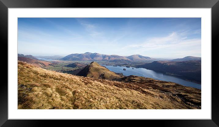 The Lake District Framed Mounted Print by Simon Wrigglesworth