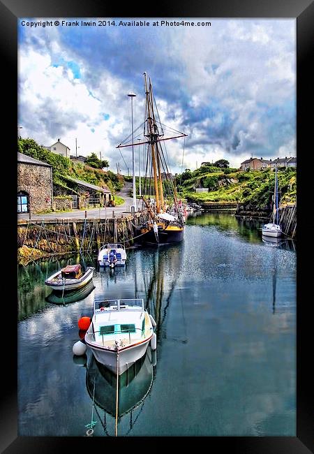 The Inner Amlwych Harbour Framed Print by Frank Irwin