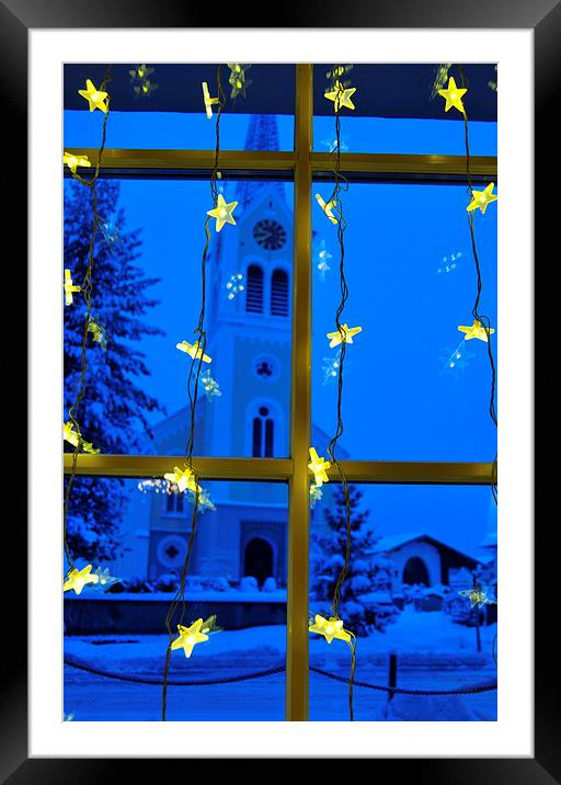 Cozy window decoration for Christmas Framed Mounted Print by Matthias Hauser