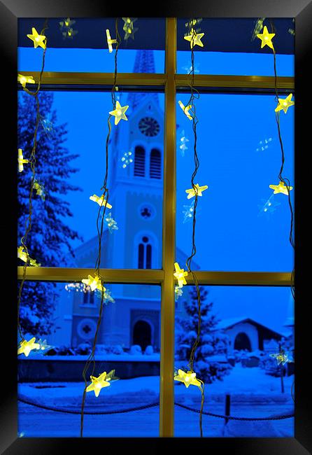 Cozy window decoration for Christmas Framed Print by Matthias Hauser