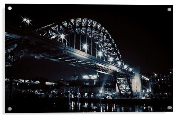 Tyne Bridge Acrylic by Devon Lowery