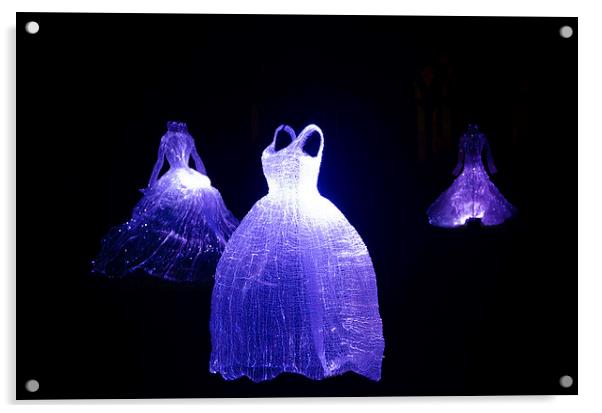 Light Dresses Acrylic by Devon Lowery