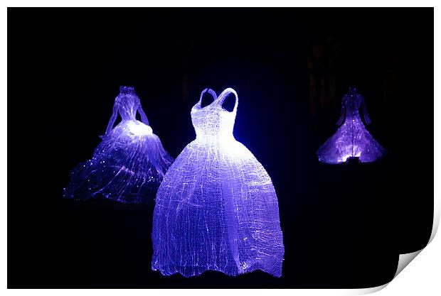Light Dresses Print by Devon Lowery