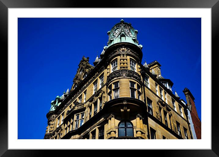 Newcastle Architecture Framed Mounted Print by Devon Lowery
