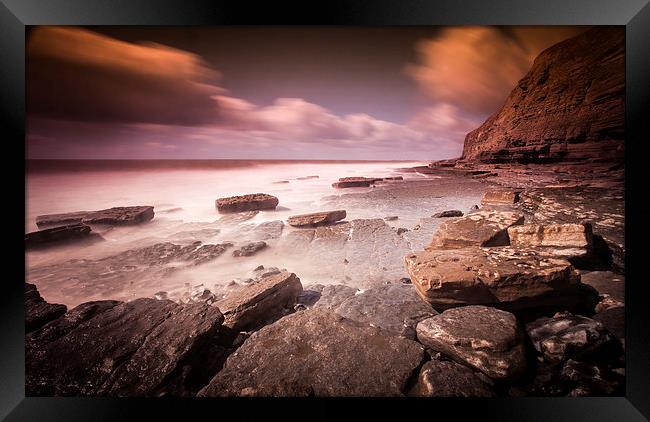 Southerndown, Welsh Heritage Coast Framed Print by Leighton Collins