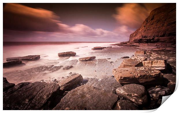Southerndown, Welsh Heritage Coast Print by Leighton Collins