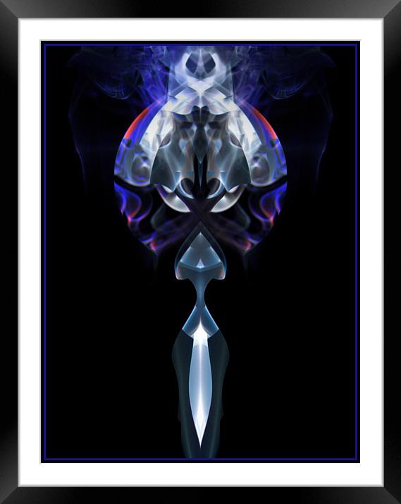 Crystal Dagger Framed Mounted Print by Dennis Hirning