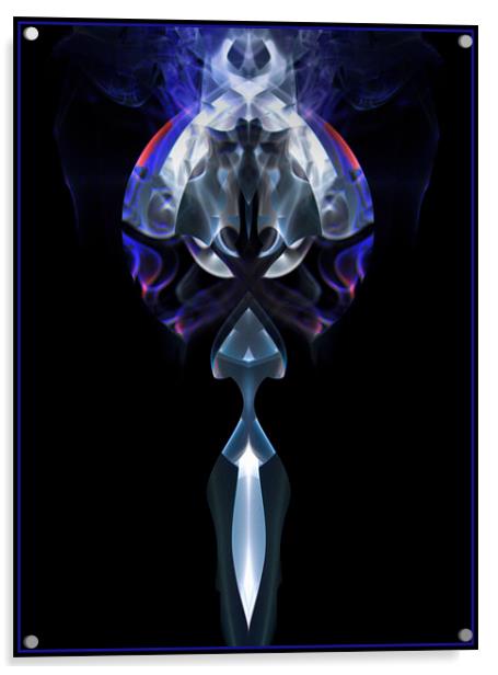 Crystal Dagger Acrylic by Dennis Hirning
