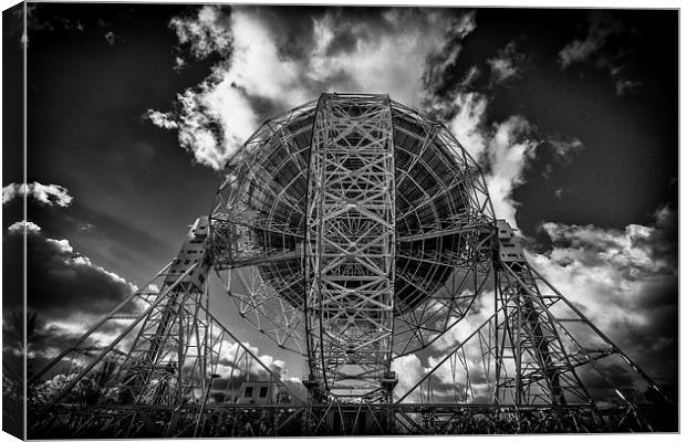 Jodrell Bank - Lovell Telescope Canvas Print by Andy McGarry