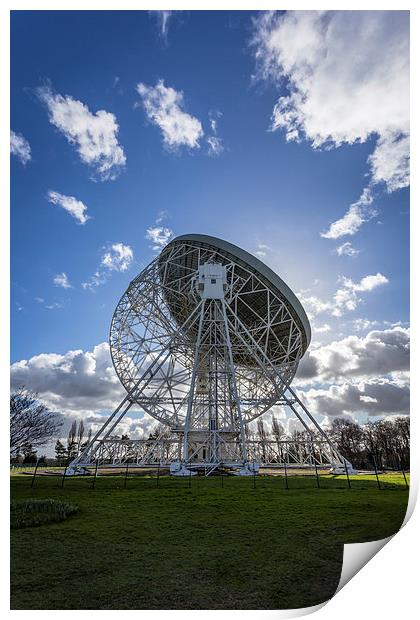 Jodrell Bank - Lovell Telescope Print by Andy McGarry