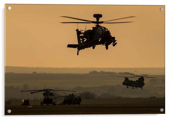 Apache Chinook Merlin Acrylic by Oxon Images