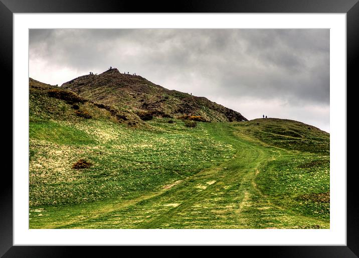 Arthurs Seat Framed Mounted Print by Tom Gomez
