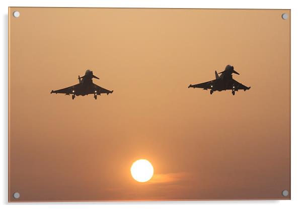 Typhoons at sunset Acrylic by Tim  Senior