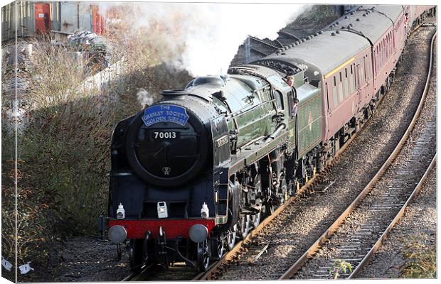 Oliver Cromwell arrives in Lincoln Canvas Print by Tim  Senior