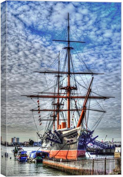hdr warrior Canvas Print by nick wastie