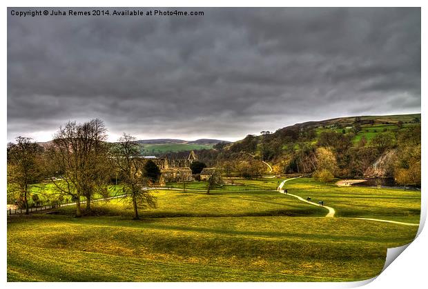 Bolton Abbey and Yorkshire Dales Print by Juha Remes