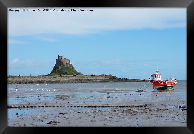 Lindifarne Castle (Holy Island) Framed Print by Glenn Potts