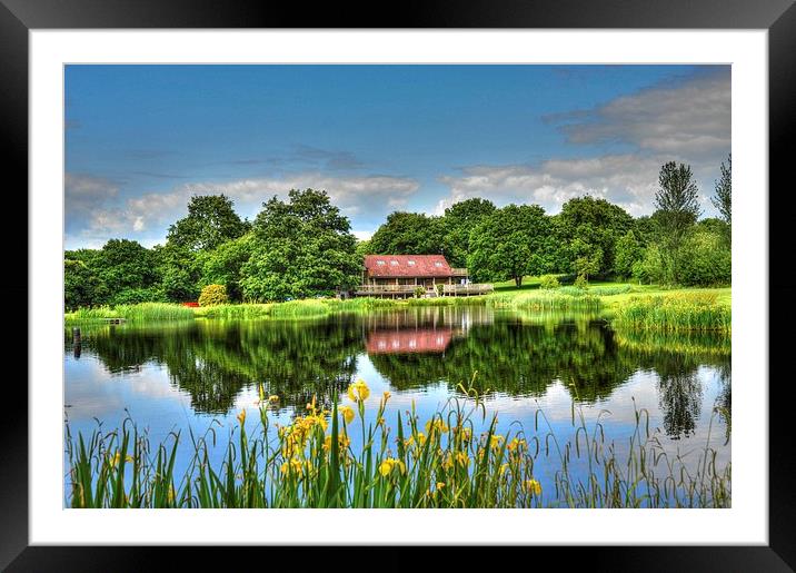 a friends house...hdr Framed Mounted Print by nick wastie