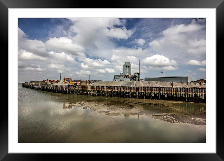 Cement works Framed Mounted Print by Thanet Photos