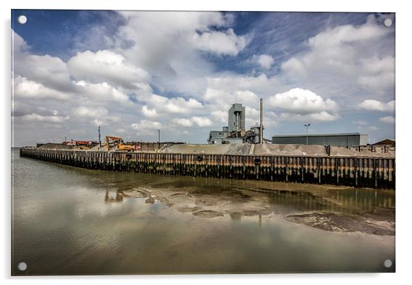 Cement works Acrylic by Thanet Photos