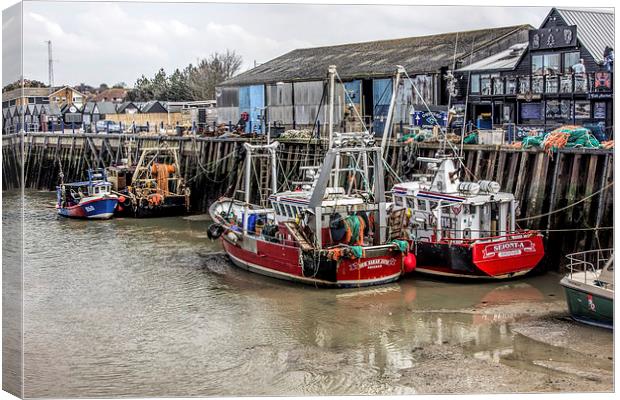 Fishing boats Canvas Print by Thanet Photos